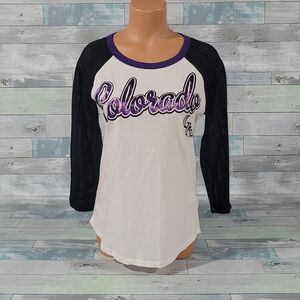 G-III 4 her by Carl Banks Colorado Rockies Shirt/Top sz Small